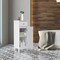 MDF Freestanding Bathroom Cabinet with Adjustable Shelf, Drawer and Shutter Door